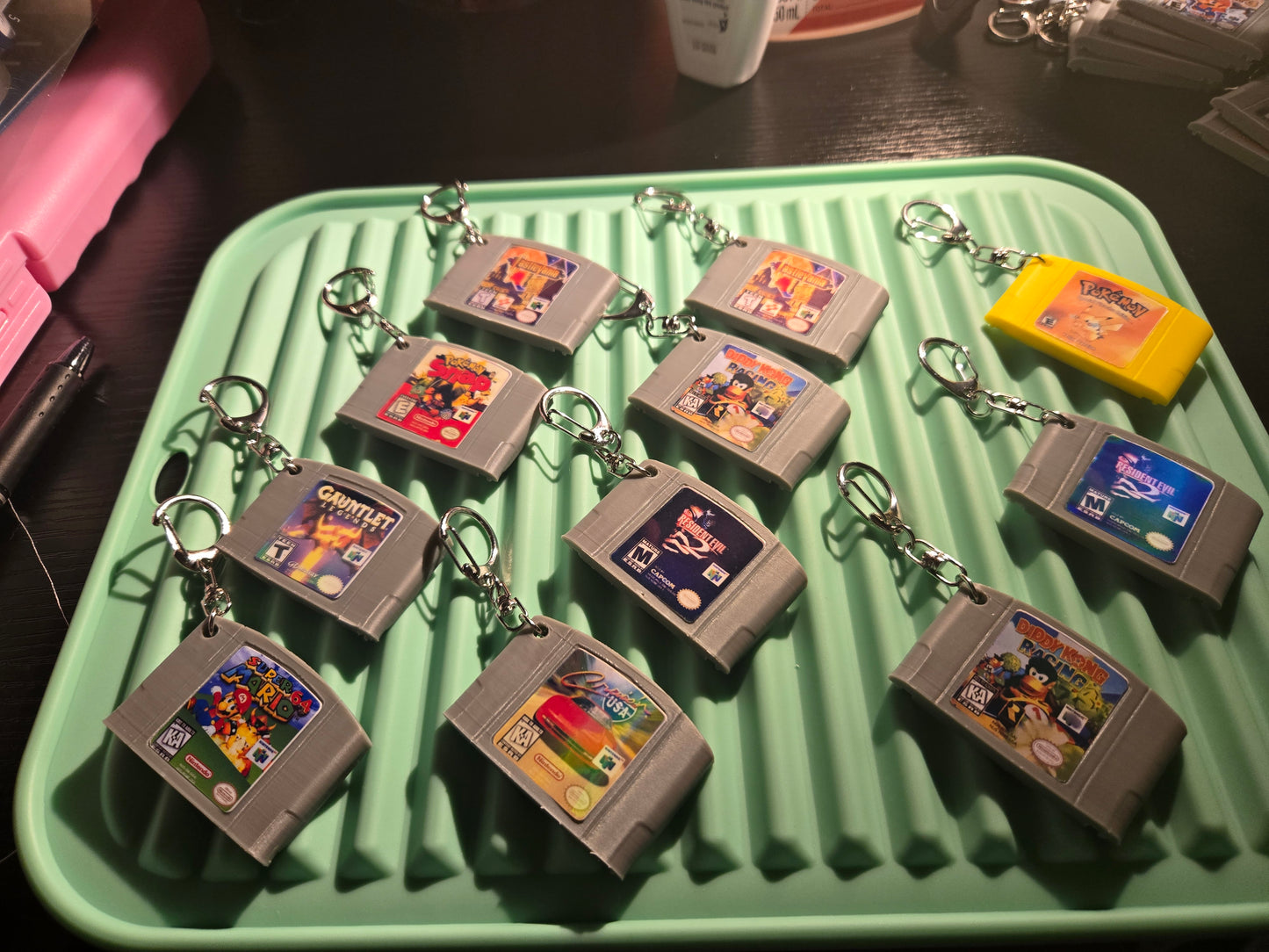 N64 Game Keychain