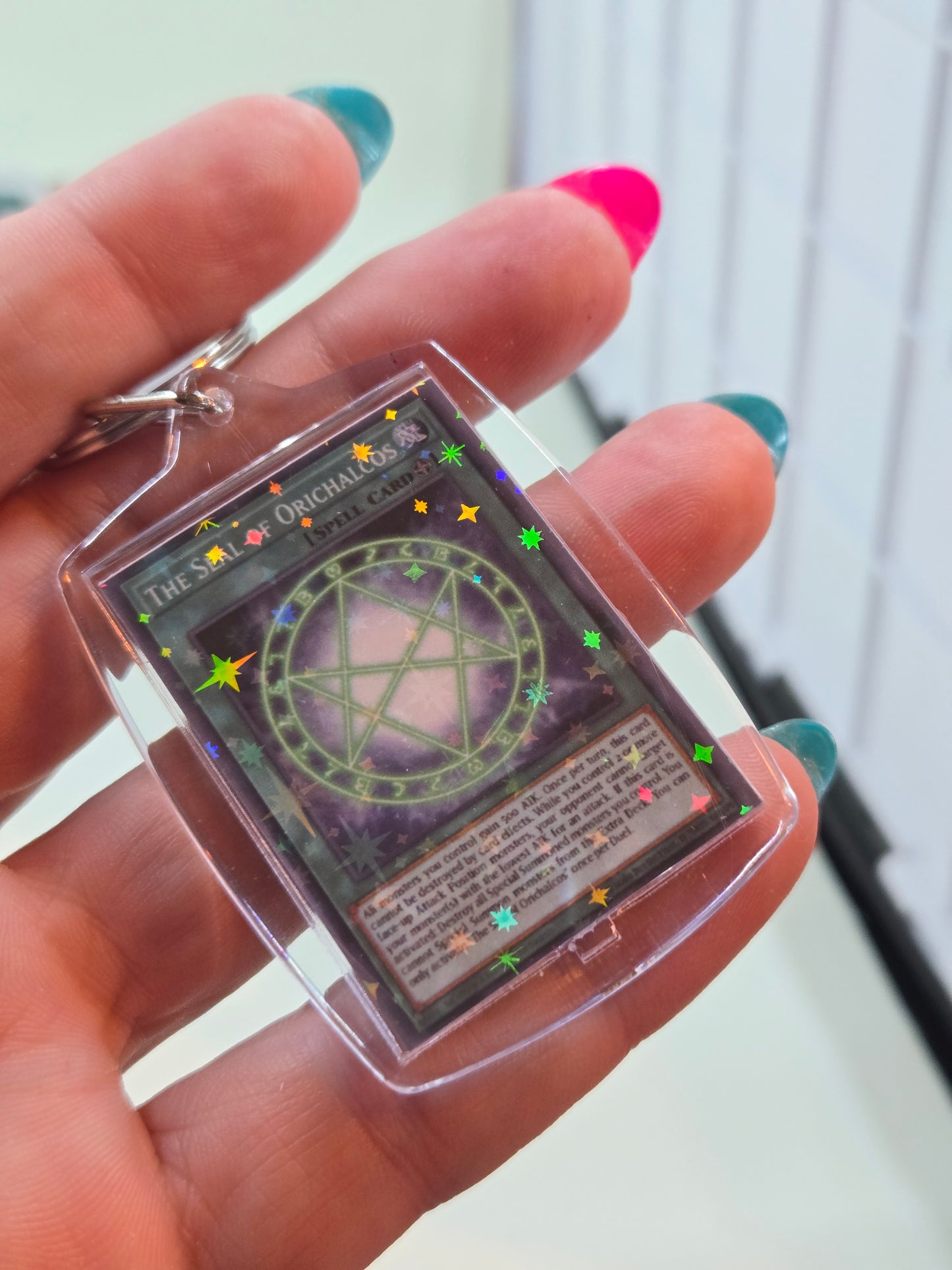 Yu-Gi-Oh Card Keychain