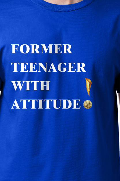 Former Teenager With Attitude! (Blue Ranger) designed by Lady J