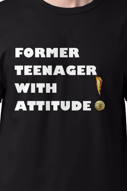Former Teenager With Attitude! (Black Ranger) designed by Lady J