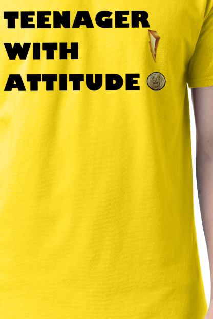 Former Teenager With Attitude! (Yellow Ranger) designed by Lady J