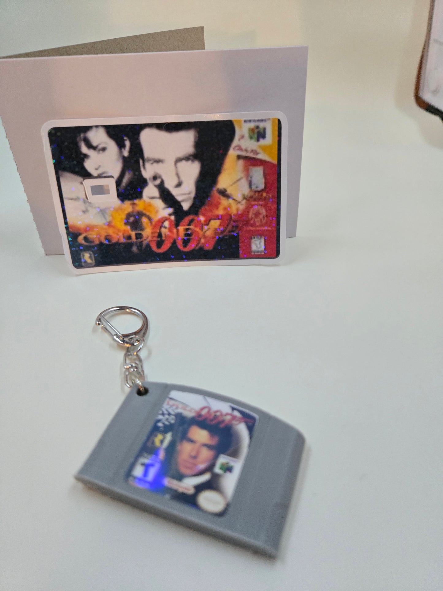 N64 Game Credit Card Skin and Keychain