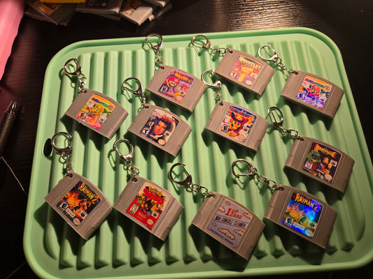N64 Game Keychain