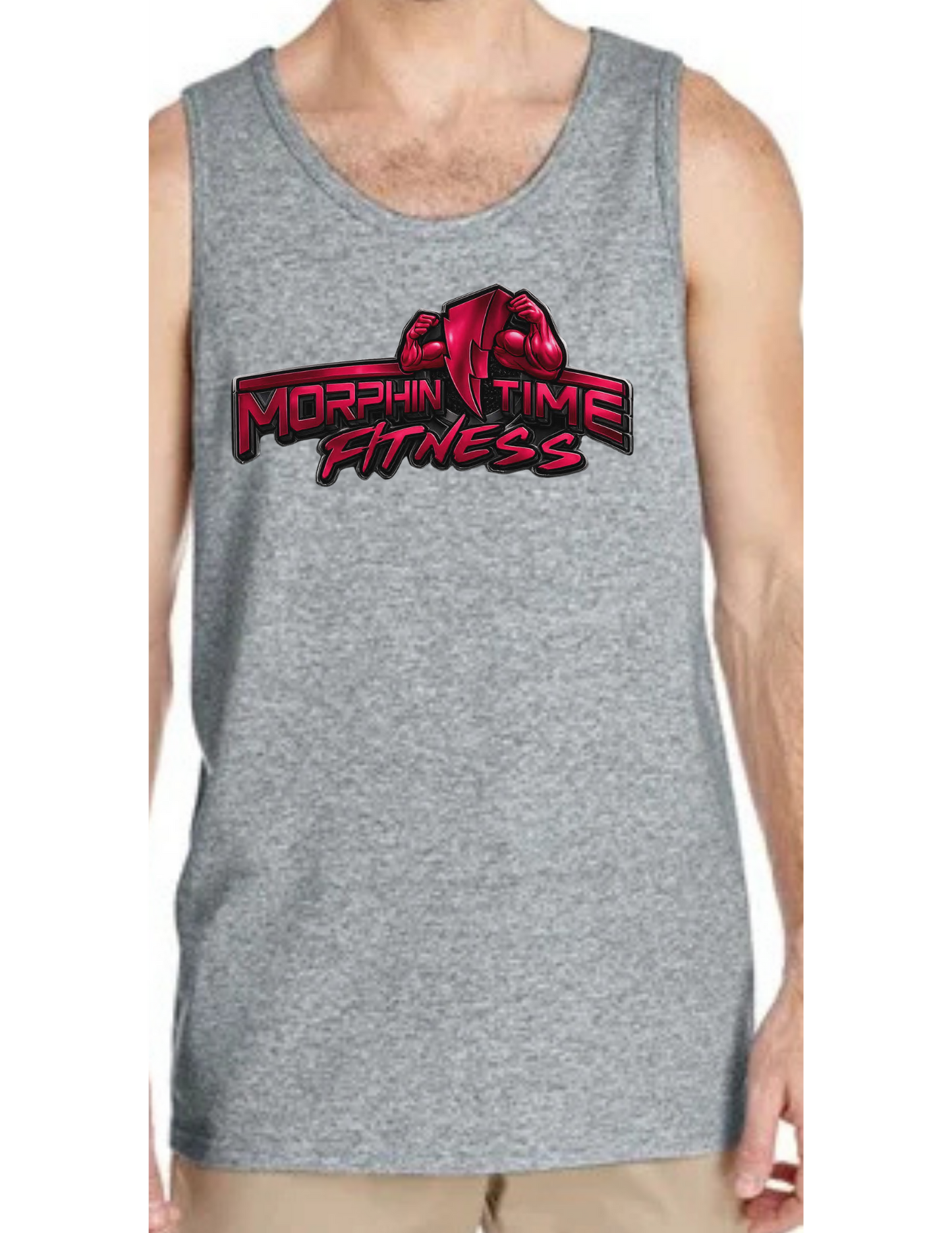 Red Morphin Time Fitness Shirt