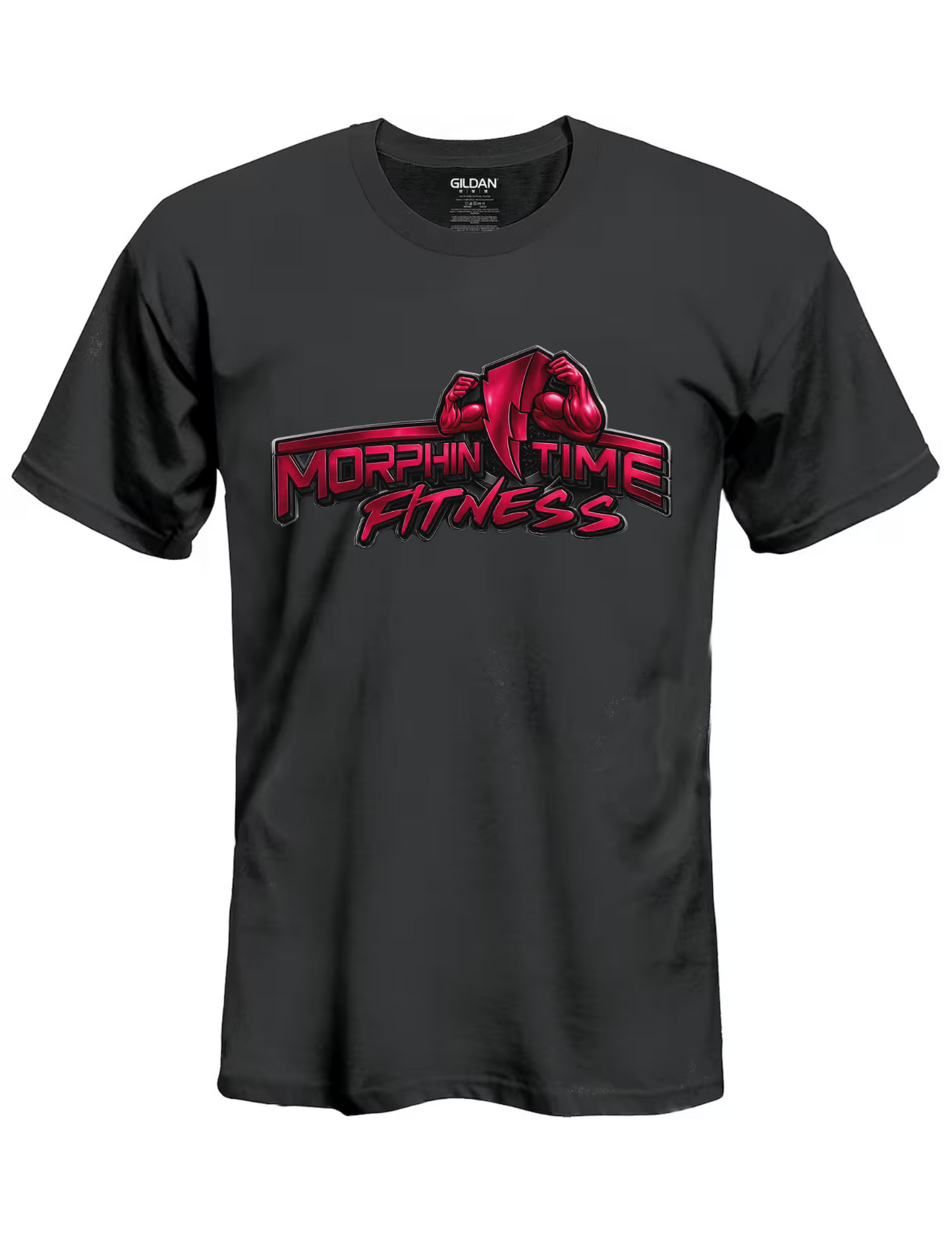 Red Morphin Time Fitness Shirt