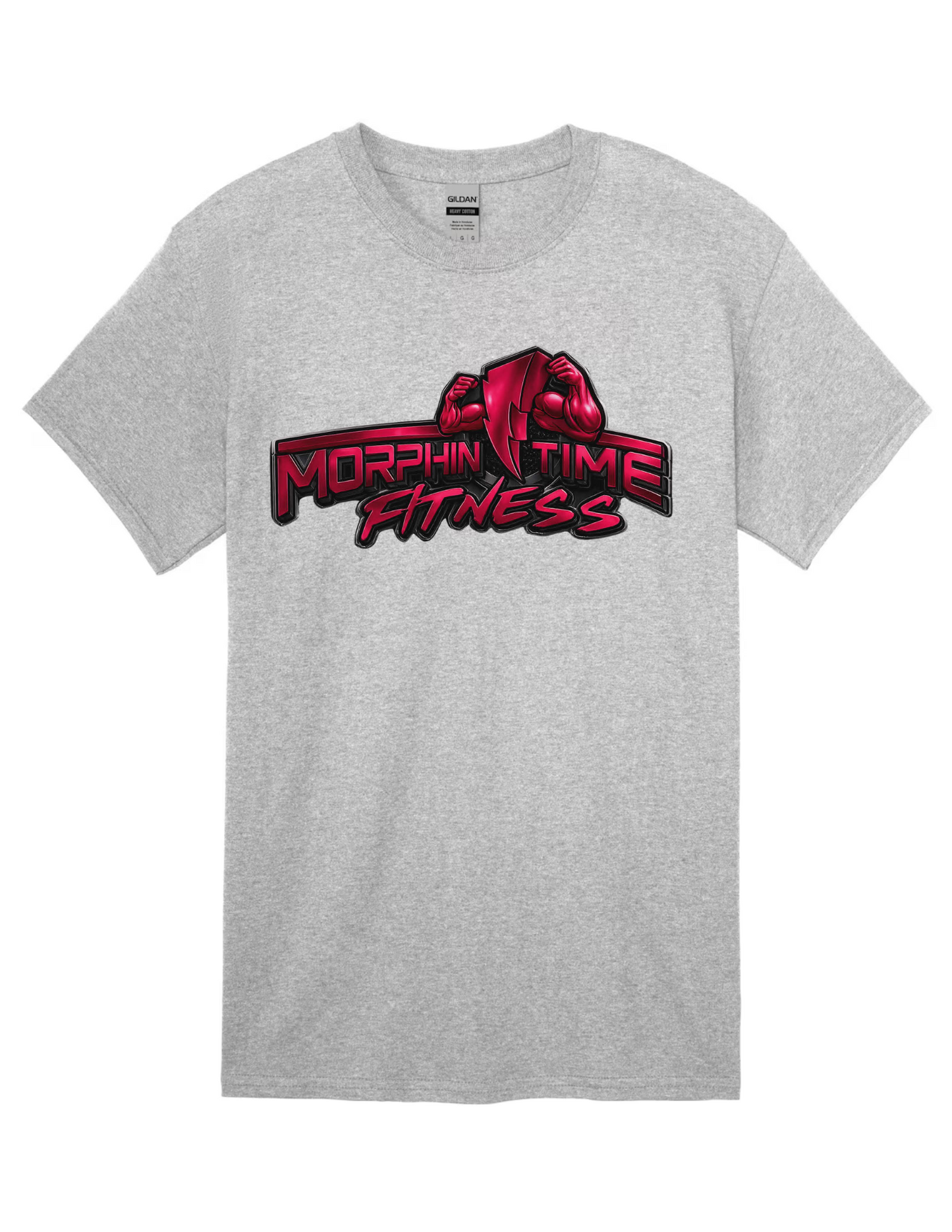 Red Morphin Time Fitness Shirt