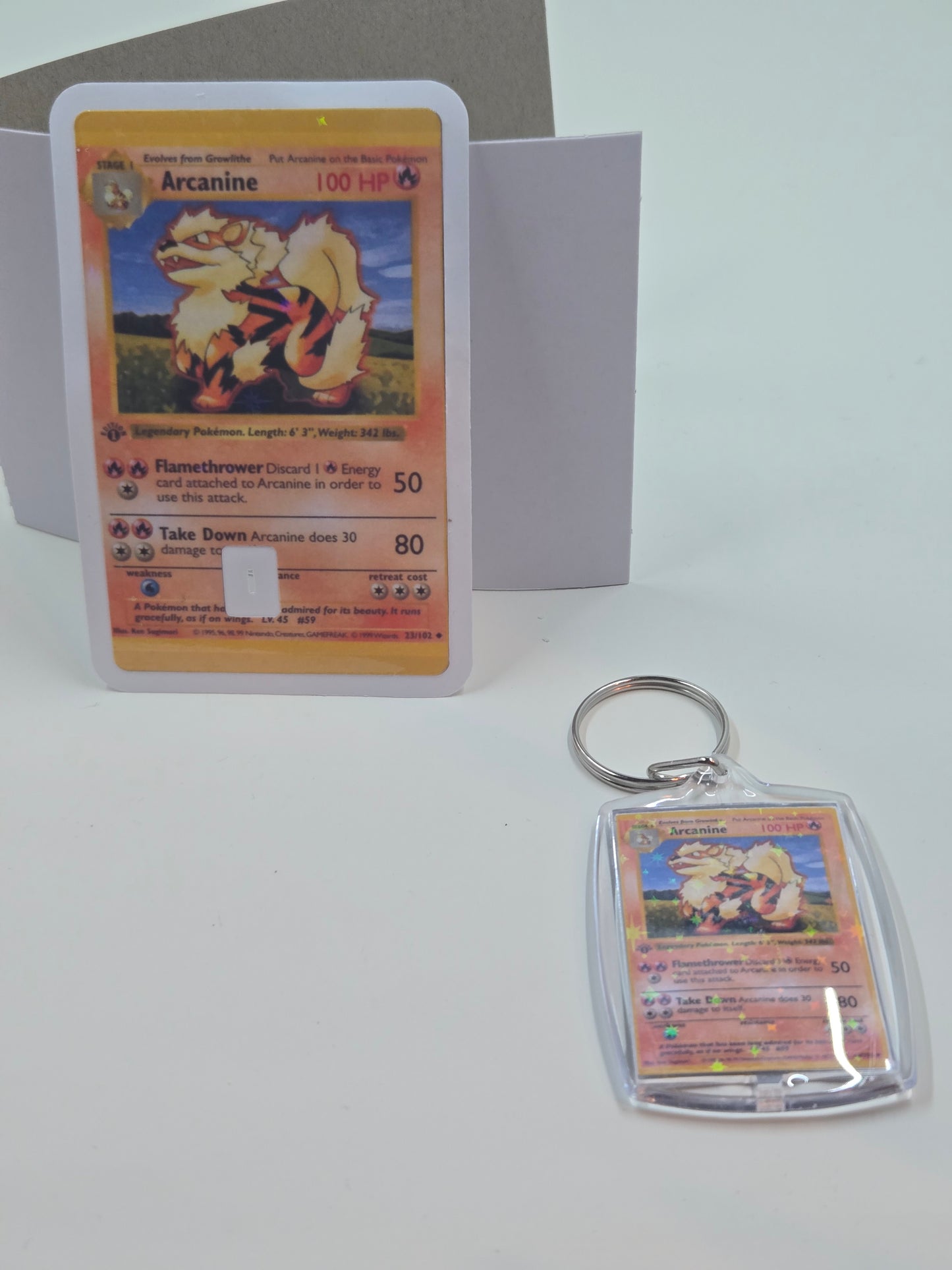 Pokémon Card Credit Card Skin and Keychain