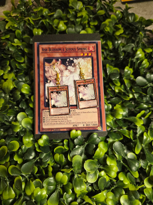 Yu-Gi-Oh Card Earrings