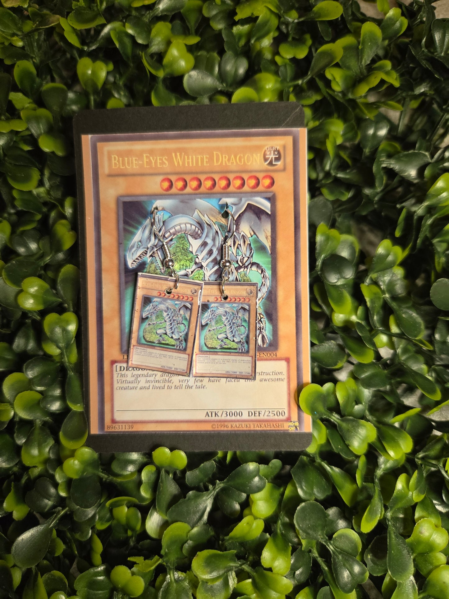 Yu-Gi-Oh Card Earrings