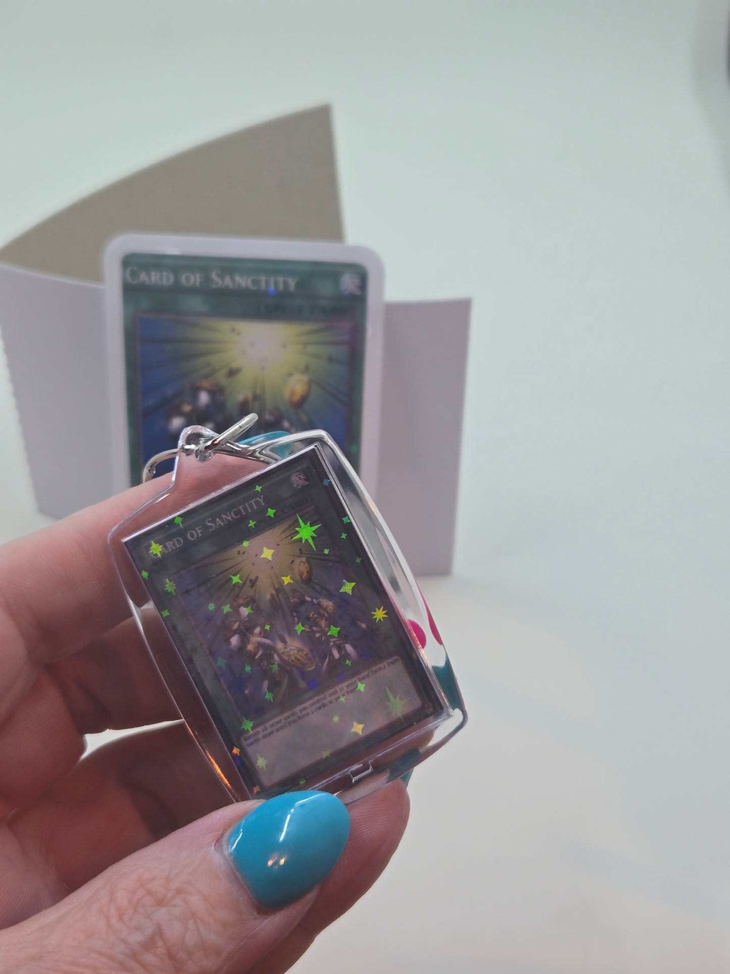 Yu-Gi-Oh Card Keychain