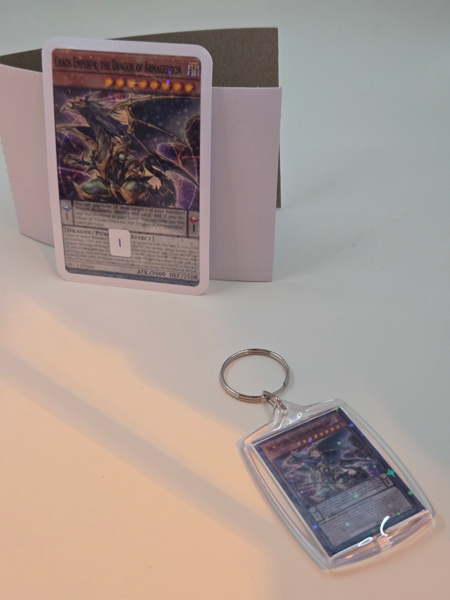 Yu-Gi-Oh Card Credit Card Skin and Keychain