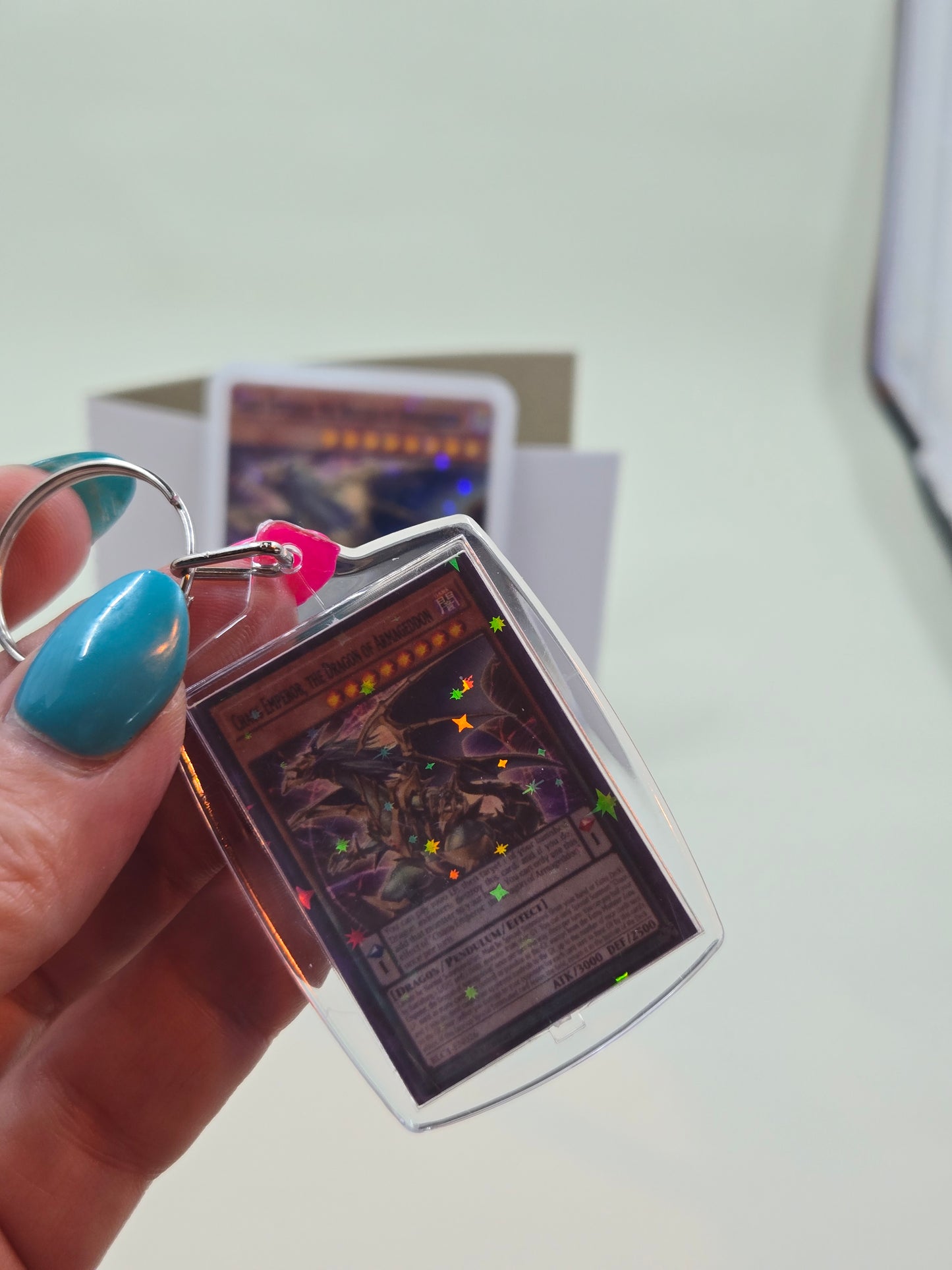 Yu-Gi-Oh Card Keychain
