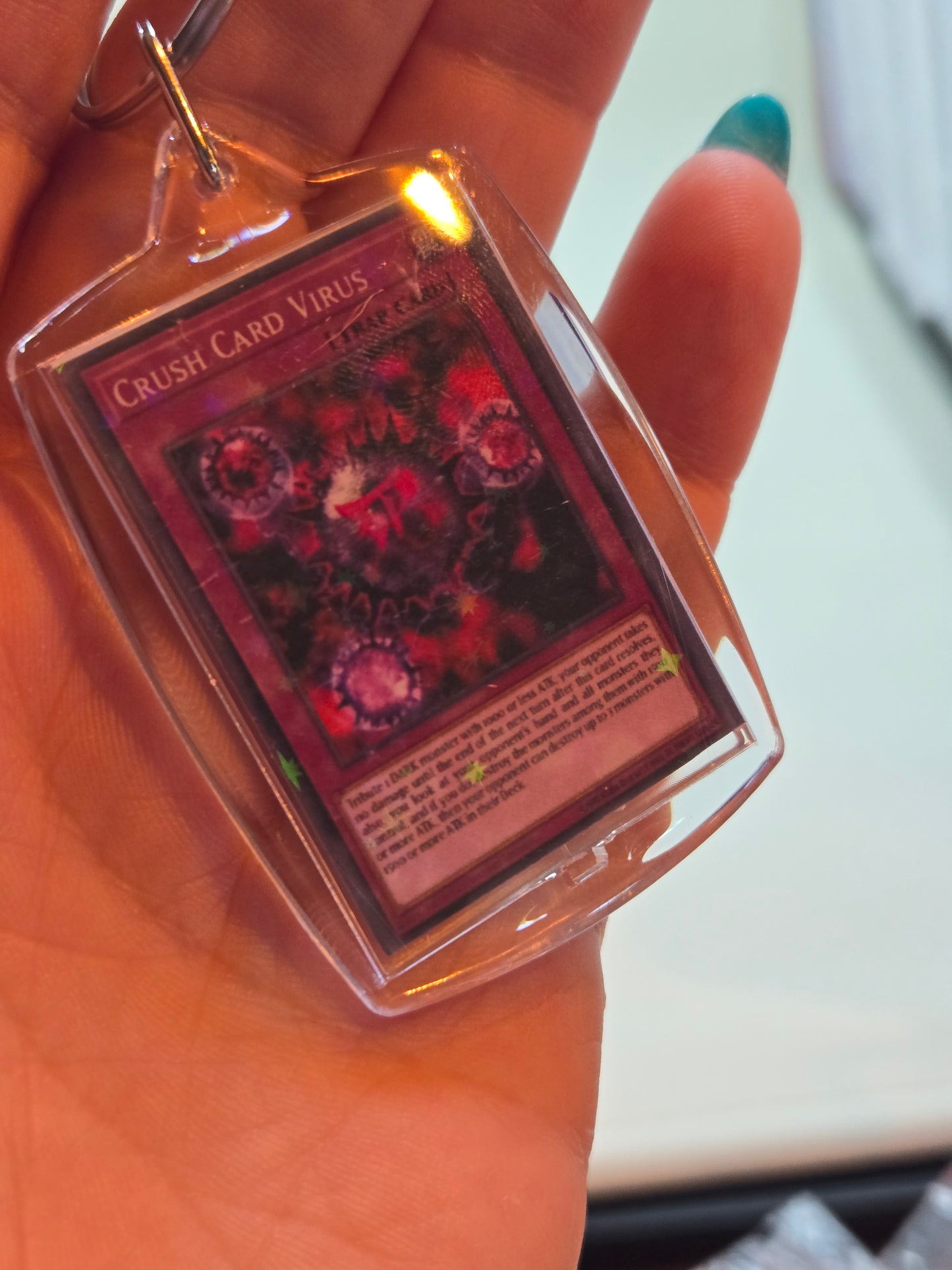 Yu-Gi-Oh Card Keychain