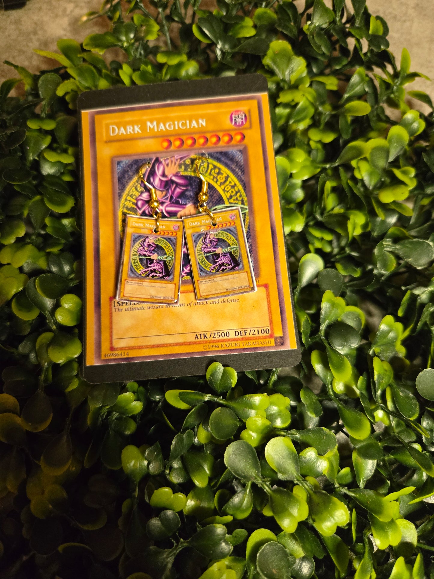 Yu-Gi-Oh Card Earrings