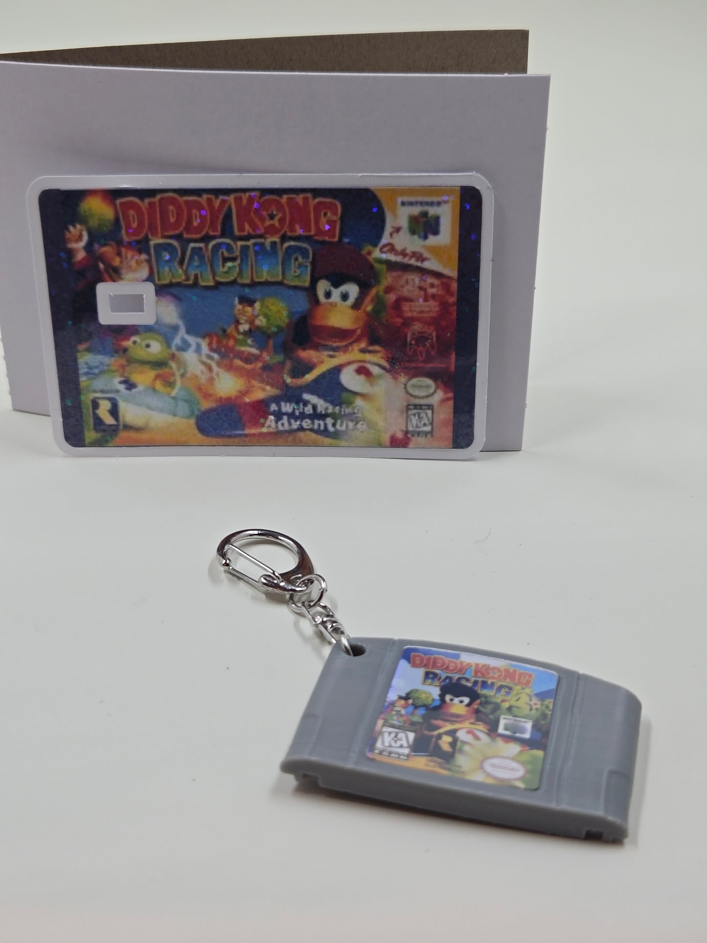 N64 Game Credit Card Skin and Keychain