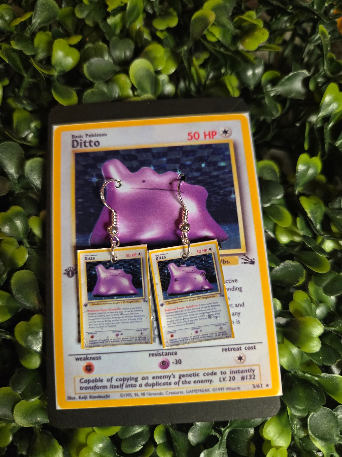 Pokémon Card Earrings