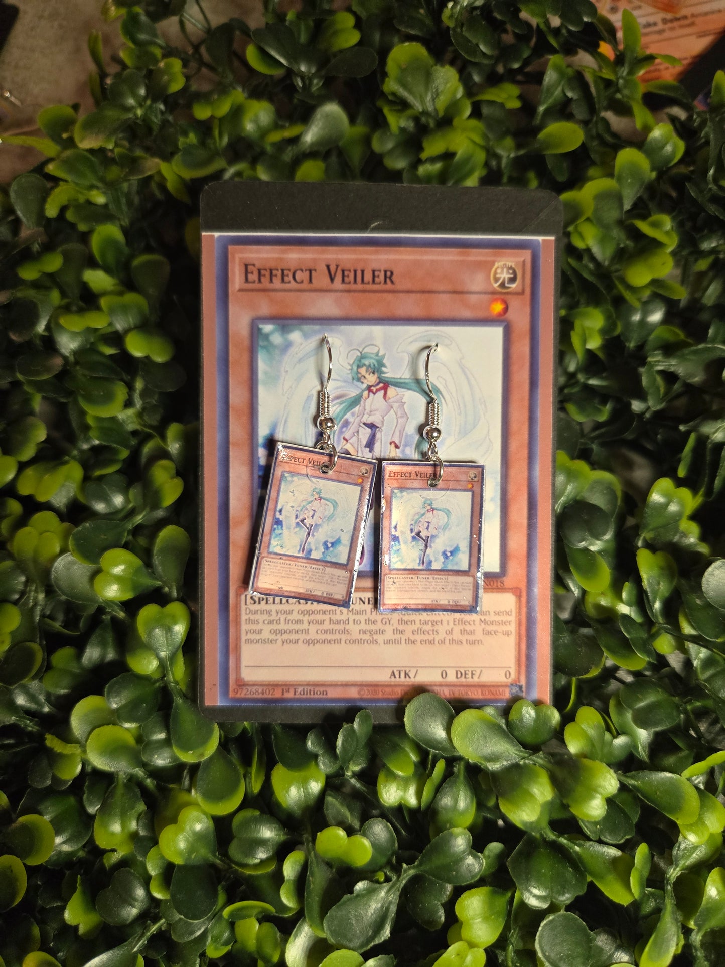 Yu-Gi-Oh Card Earrings
