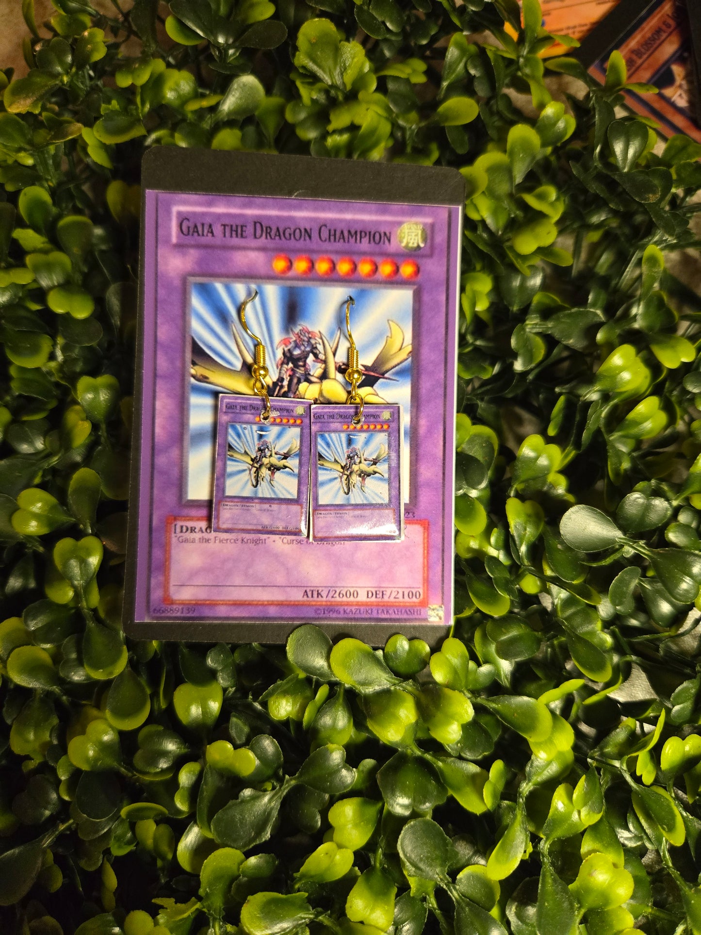 Yu-Gi-Oh Card Earrings