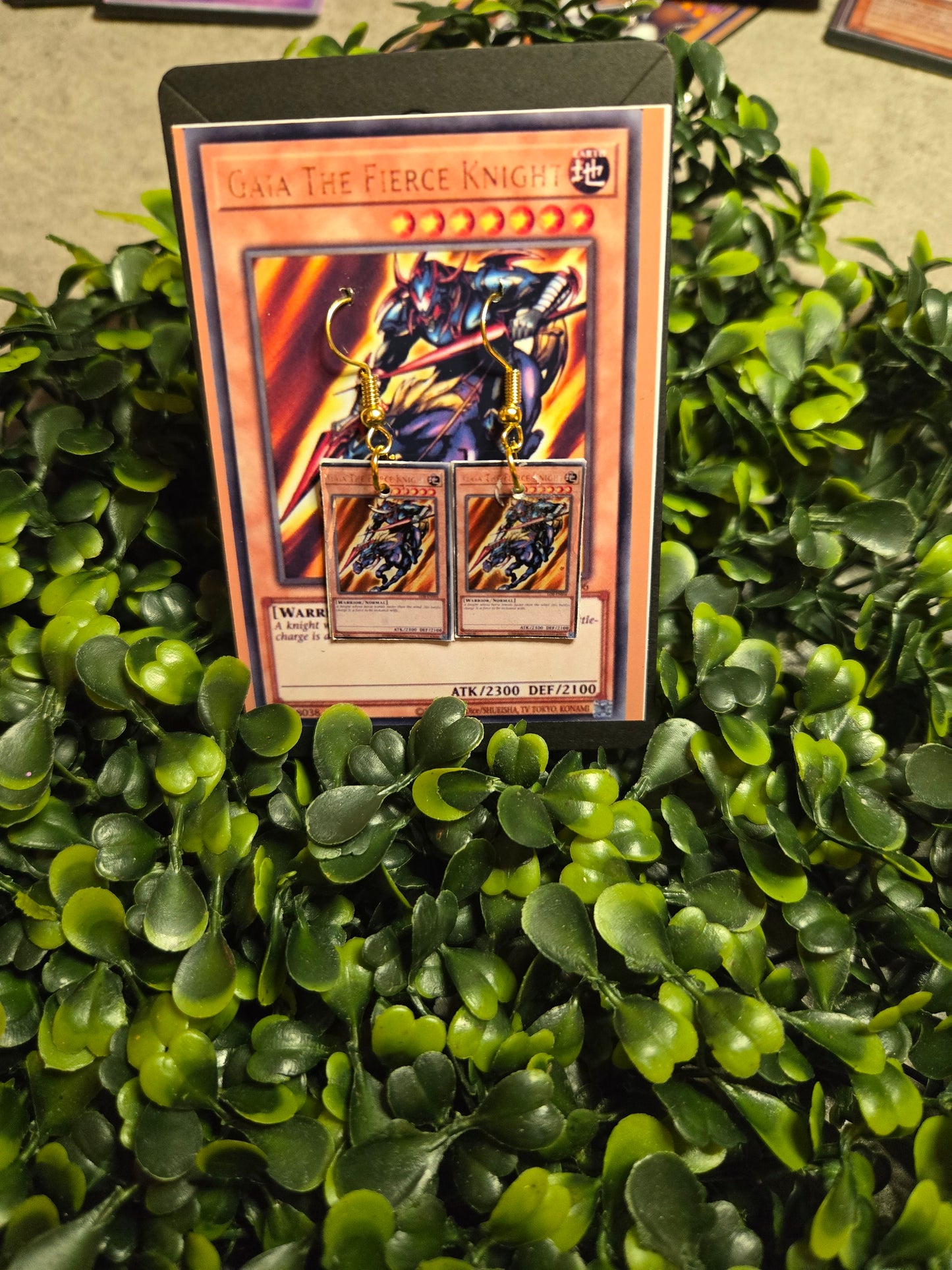 Yu-Gi-Oh Card Earrings
