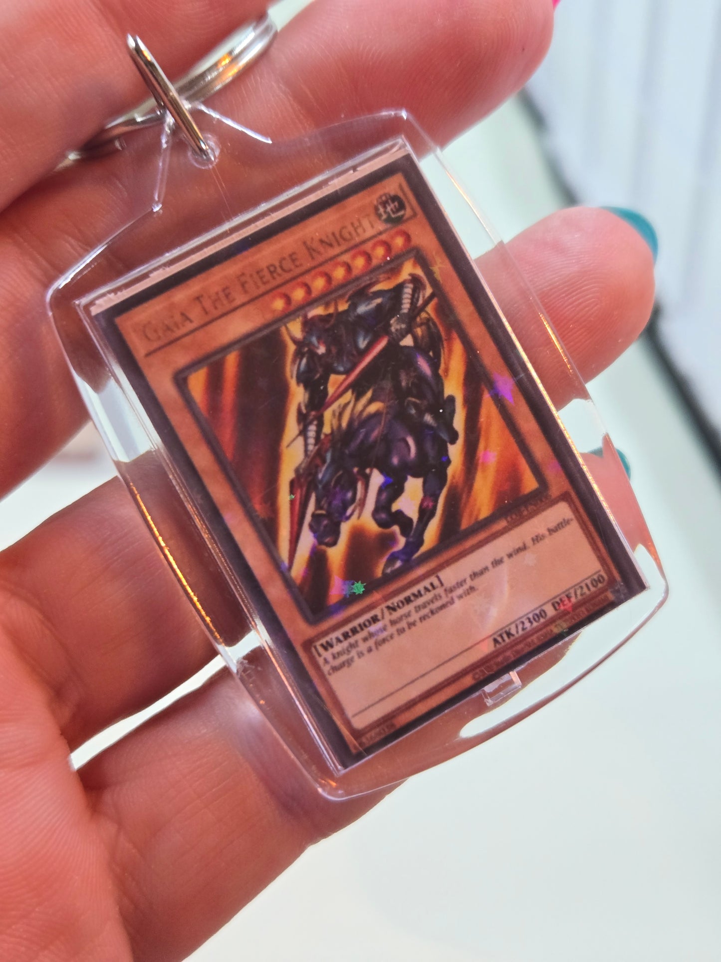 Yu-Gi-Oh Card Keychain