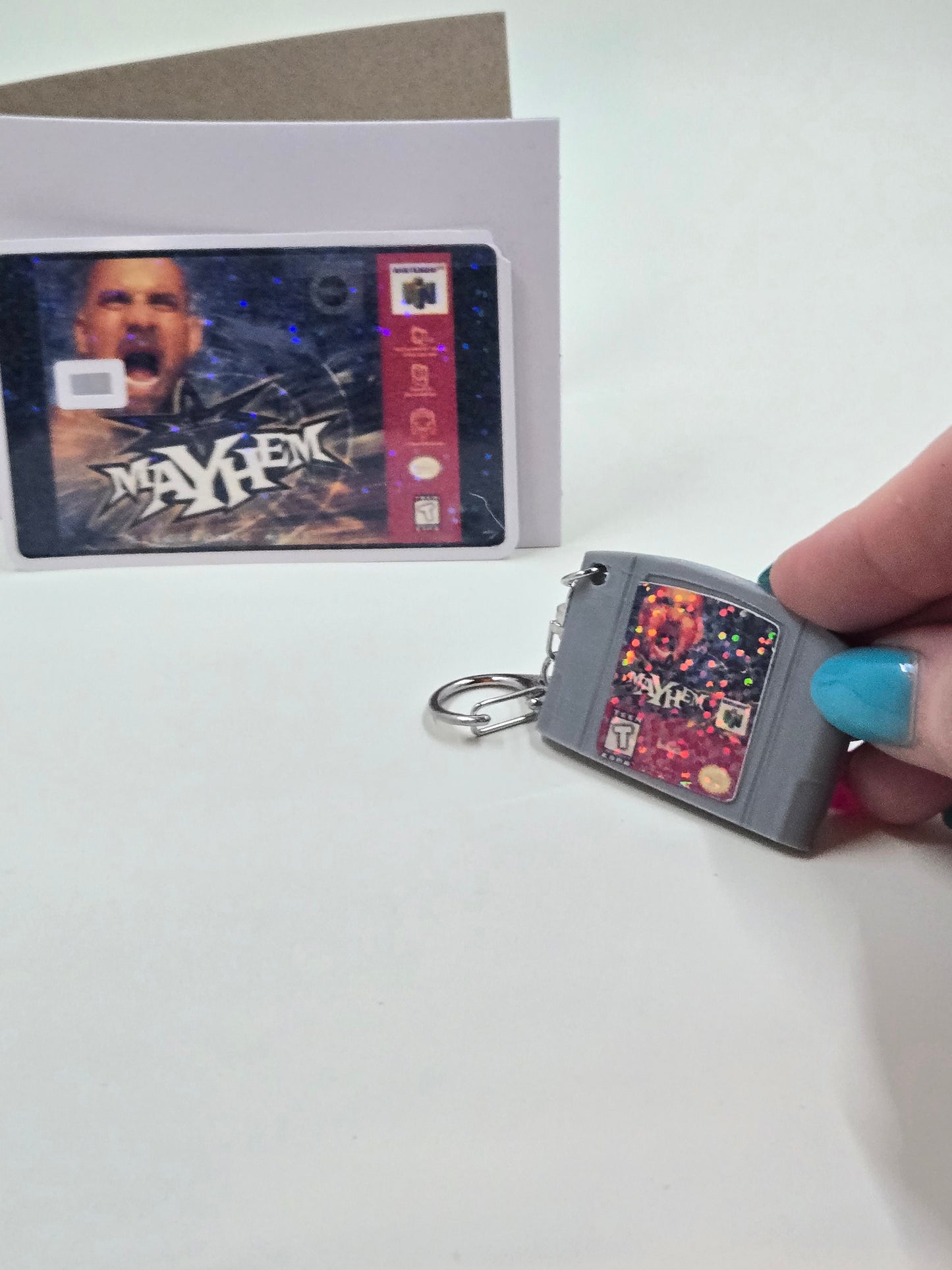 N64 Game Credit Card Skin and Keychain