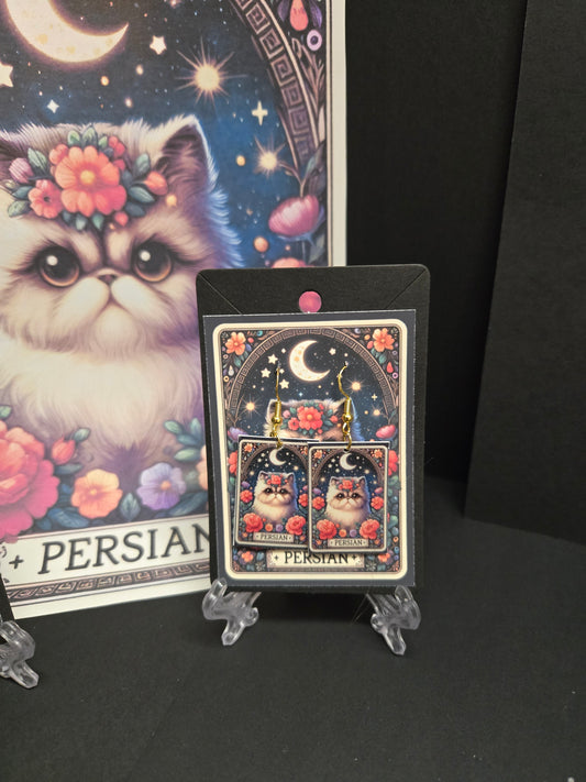 Cat Tarot Earrings