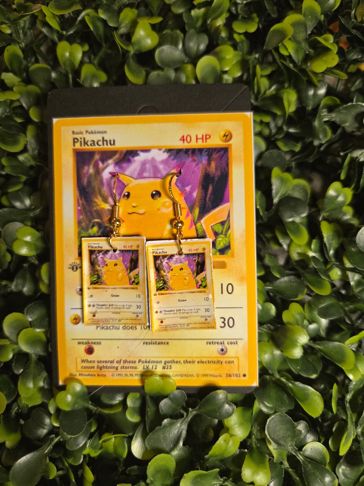 Pokémon Card Earrings