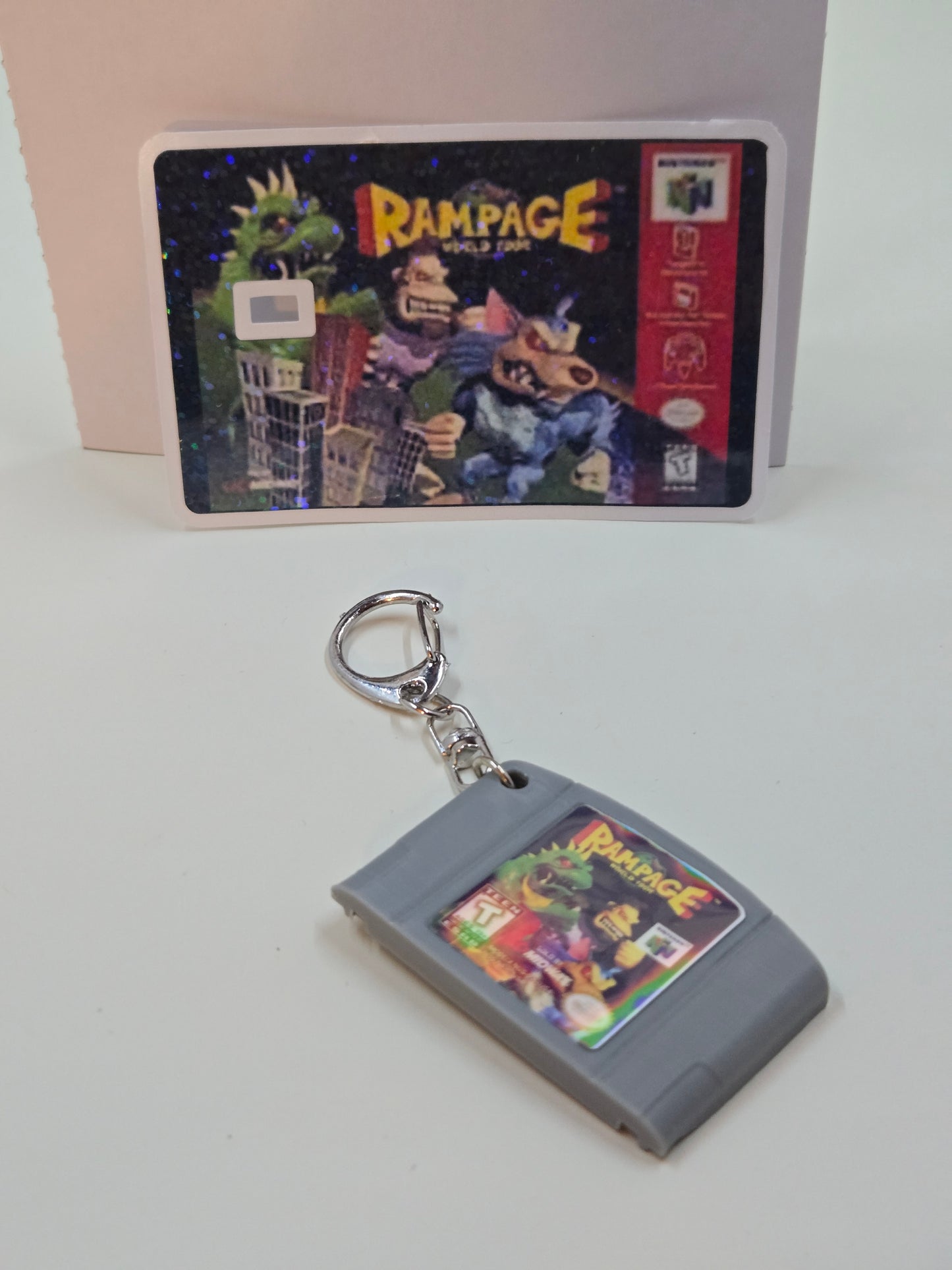 N64 Game Credit Card Skin and Keychain