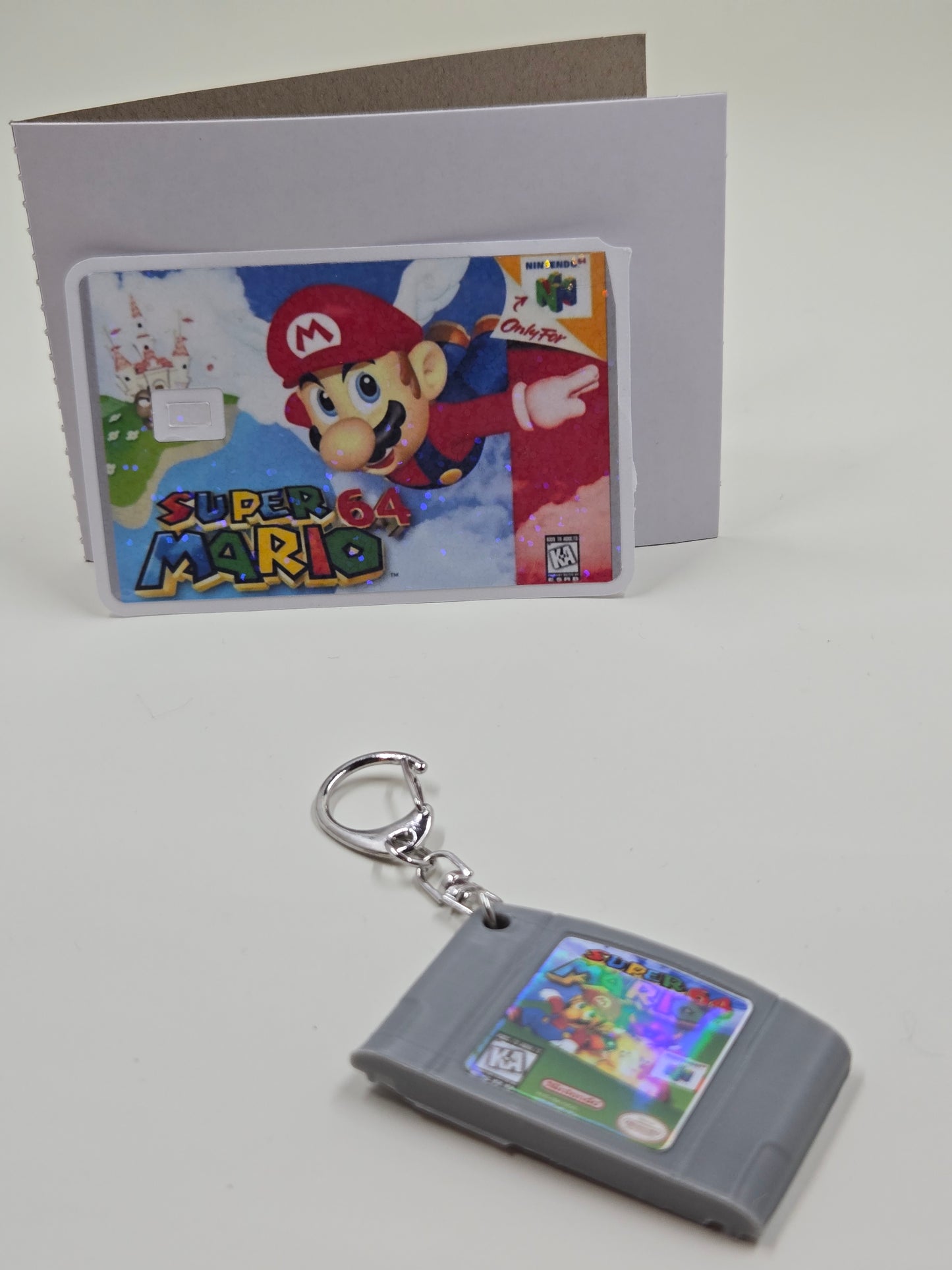 N64 Game Credit Card Skin and Keychain