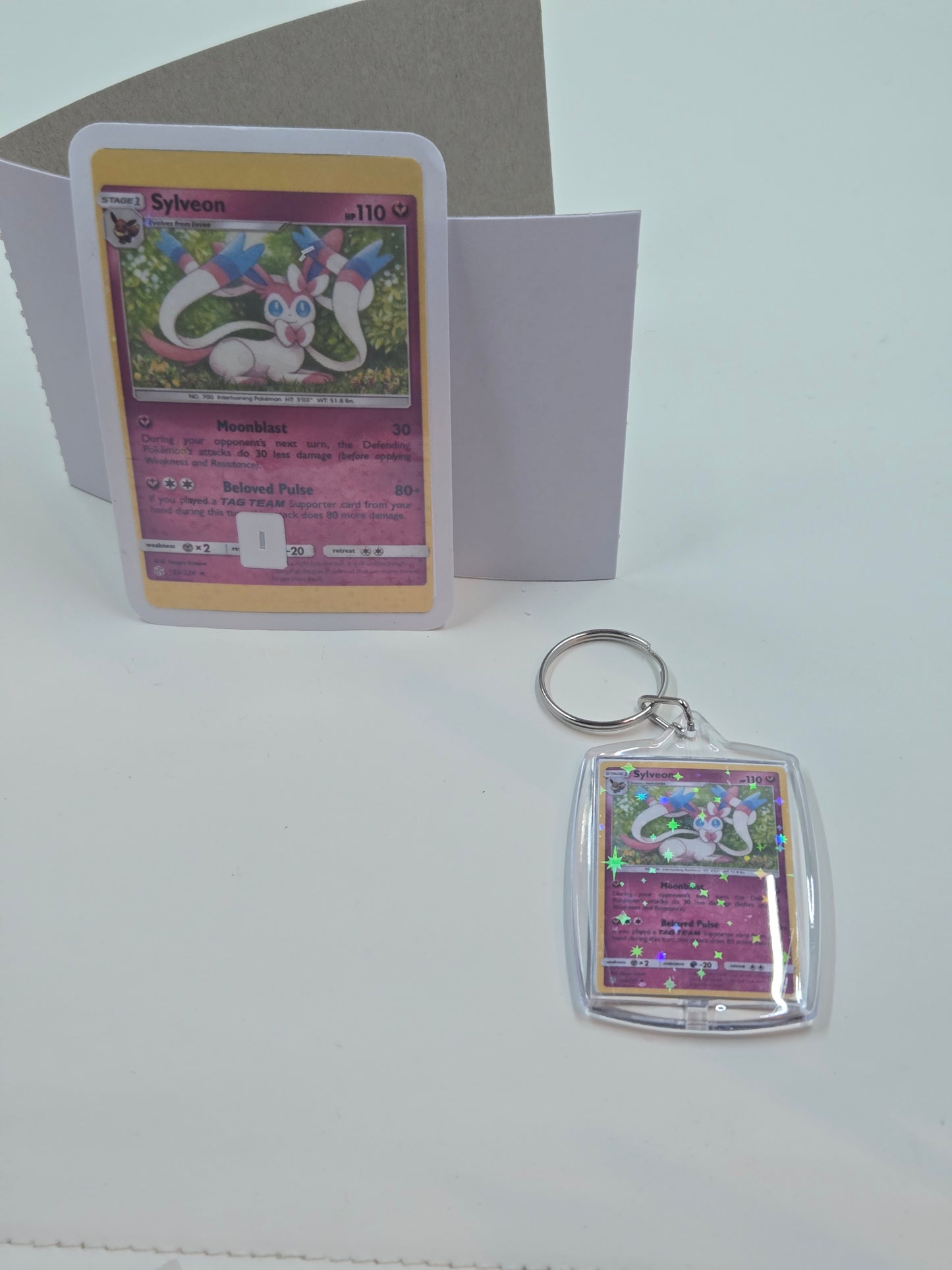 Pokémon Card Credit Card Skin and Keychain